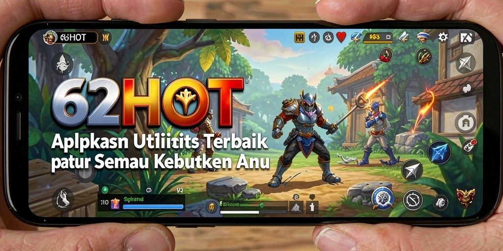 Screenshot utama dari 62HOT yang menunjukkan antarmuka aplikasi utilitas.