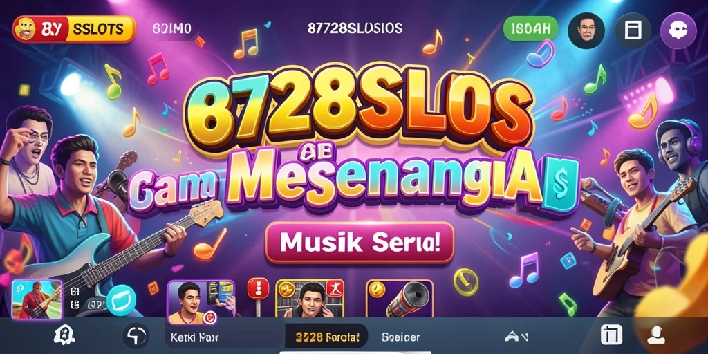 Gameplay seru dengan musik yang energik di 8728SLOTS.