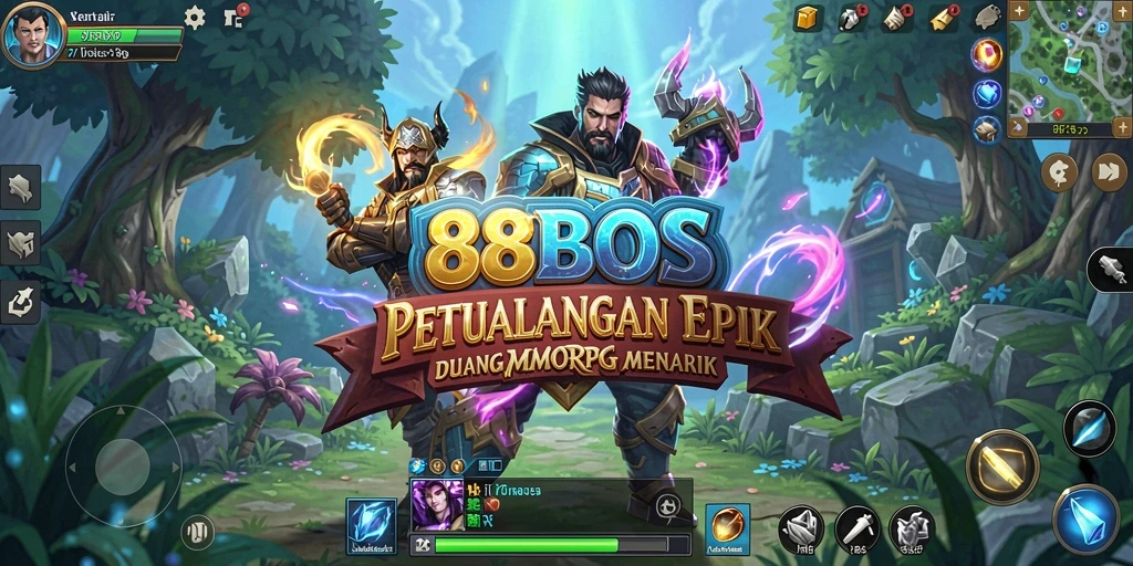 Screenshot utama 88BOS menampilkan aksi mendebarkan dalam gameplay MMORPG.