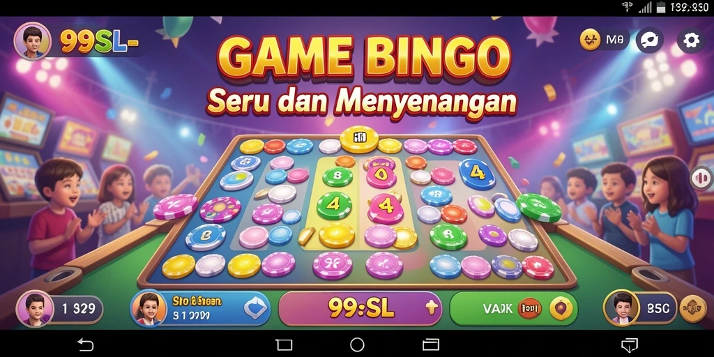 Screenshot terlihat menampilkan gameplay Bingo yang seru.