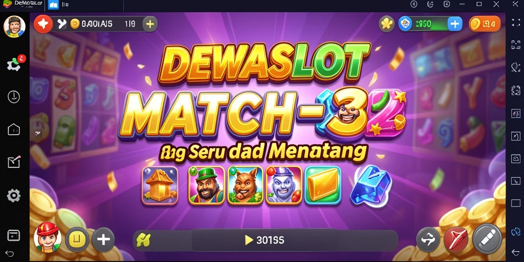 Tampilan seru gameplay DEWASLOT yang penuh warna dan tantangan.