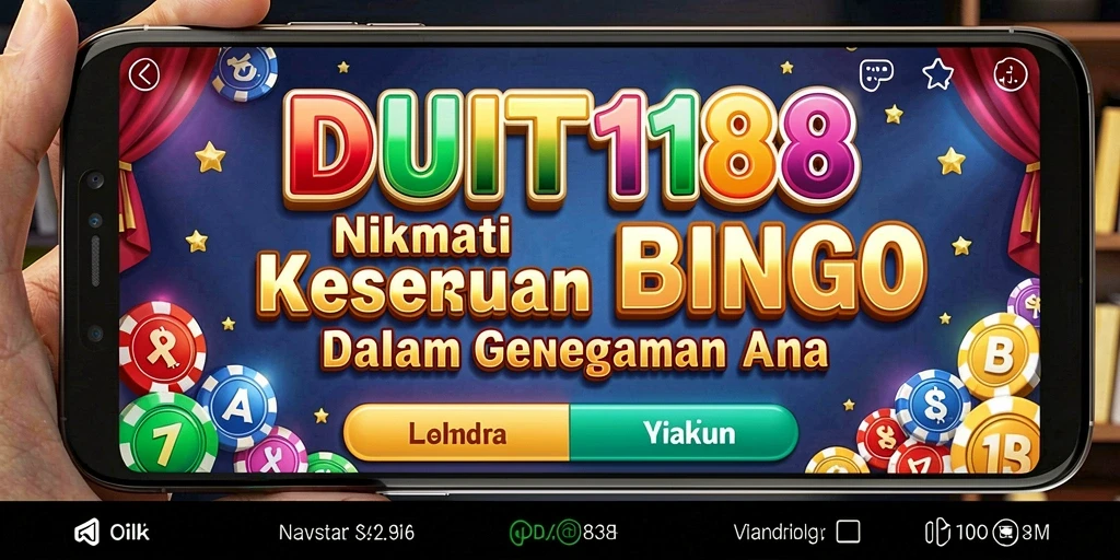 Tampilan gameplay Bingo yang seru dan penuh warna di DUIT188.