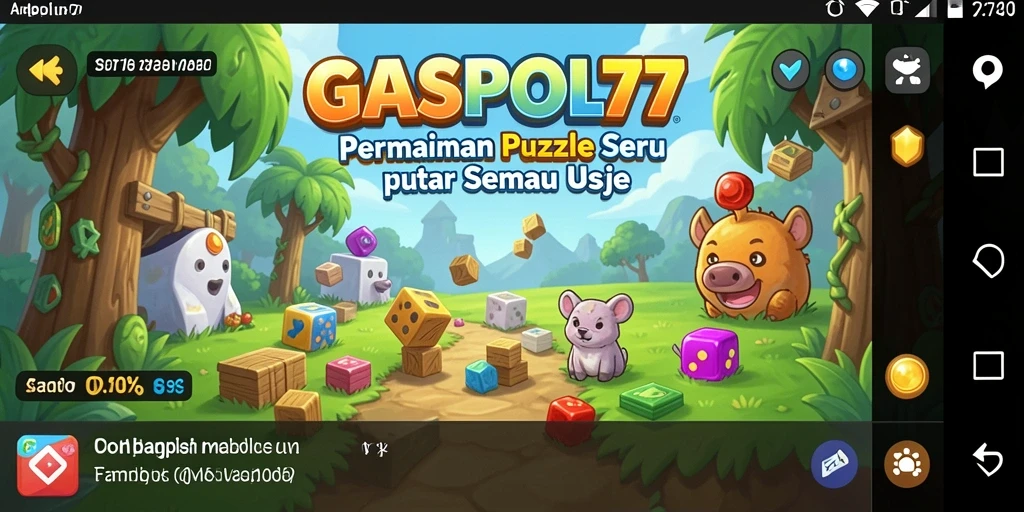 GASPOL77 menunjukkan gameplay Puzzle yang seru dan menantang.