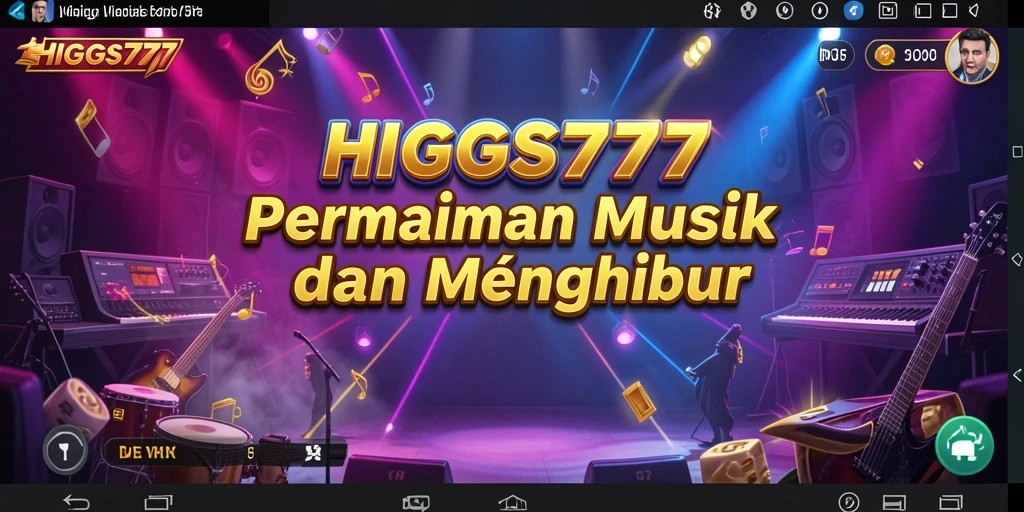 Screenshot HIGGS777 menampilkan gameplay seru dan kompetitif dalam bermain musik.