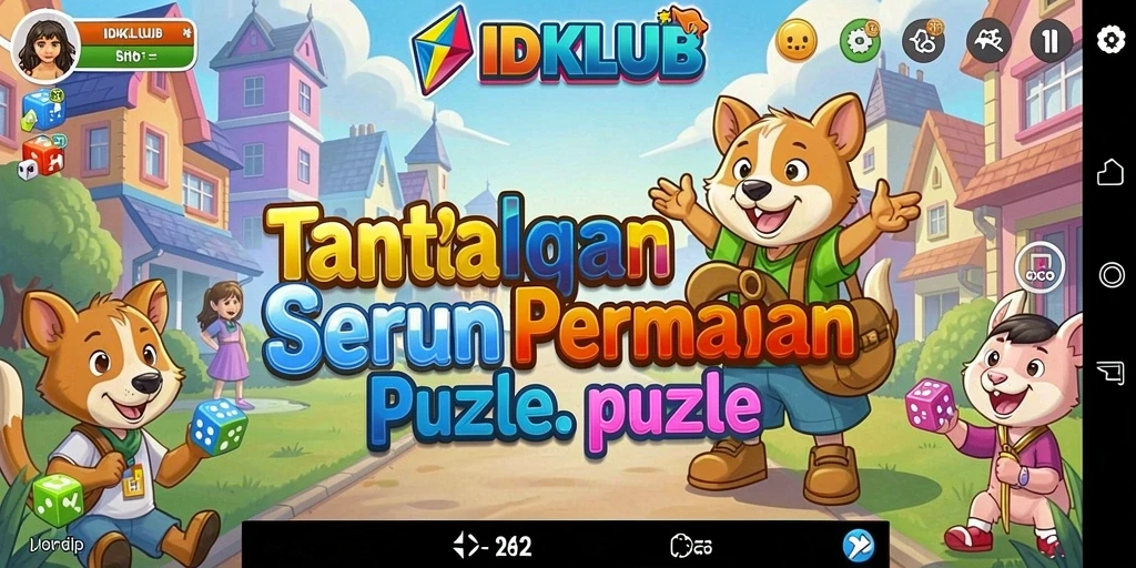 Tangkapan layar IDKLUB menampilkan penggambaran mendetail teka-teki yang memicu kreativitas.