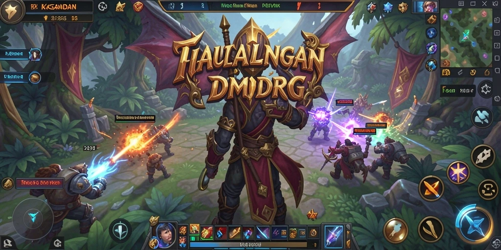 Tampilan gameplay KAGANDAN yang seru dalam petualangan MMORPG.