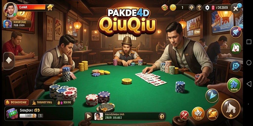 Tampilan gameplay menarik dari PAKDE4D dengan suasana kompetitif.