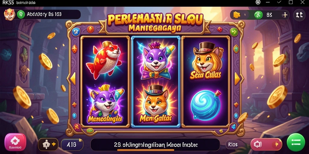 Tampilan gameplay RK55 yang menarik dan mengasyikkan.