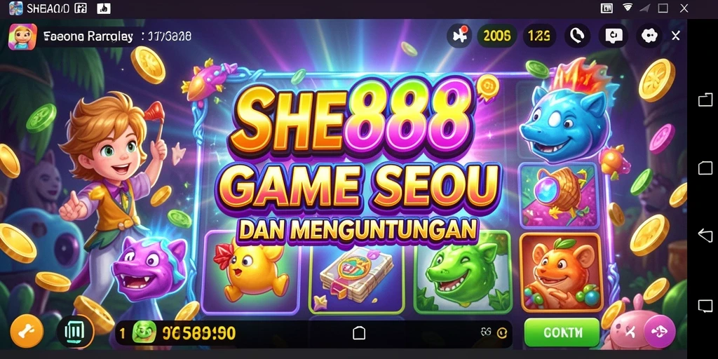 Tampilan seru gameplay Slot SHE888 yang mengasyikkan.