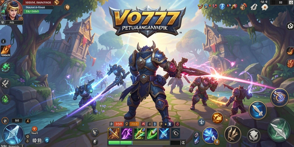 Tangkapan layar VO777 menampilkan aksi seru dalam pertarungan MMORPG.
